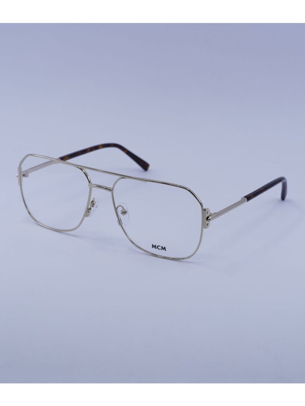 MCM MW5007 032 Eyeglasses Gold/Havana 57mm Aviator Frame